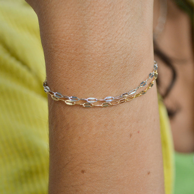 Pulsera Doble Bicolor