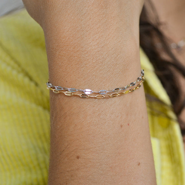 Pulsera Doble Bicolor