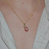 Collar Cuarzo Fresa