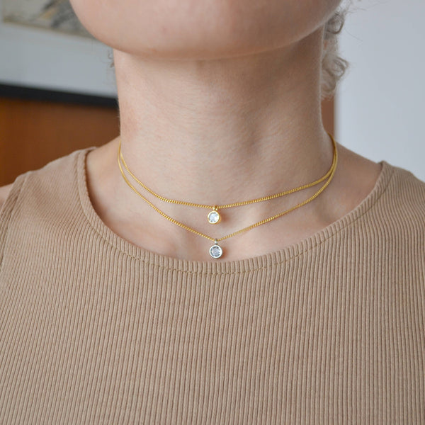 Choker Doble Bicolor