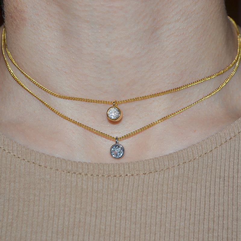 Choker Doble Bicolor