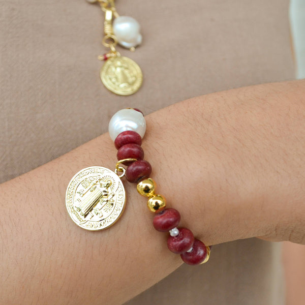Pulsera Carmesí