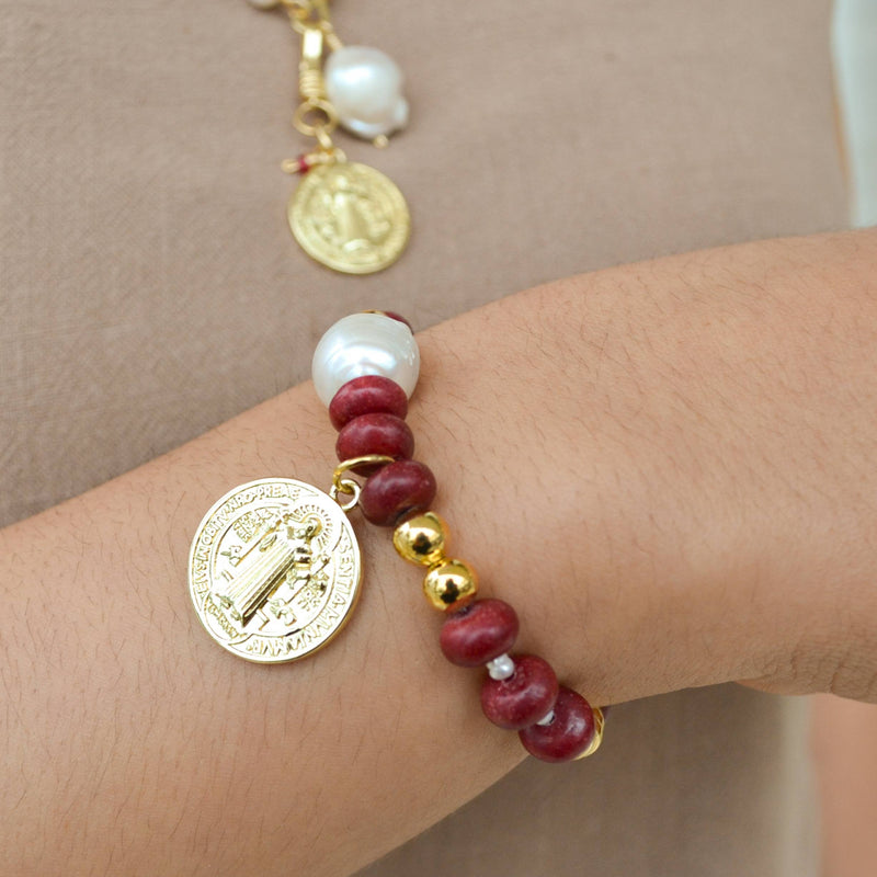 Pulsera Carmesí