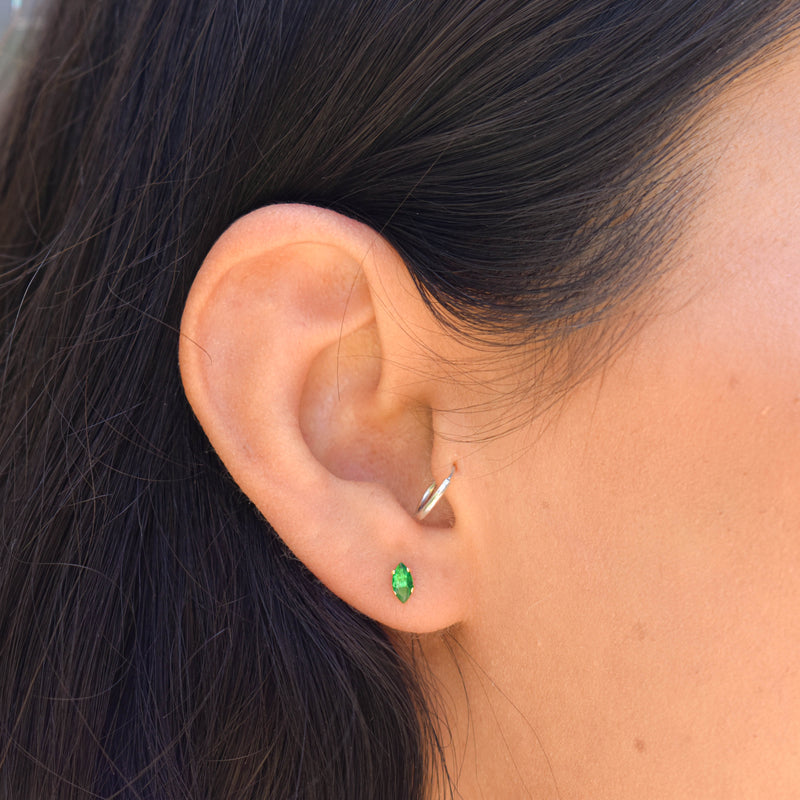 Piercing Marquise Verde