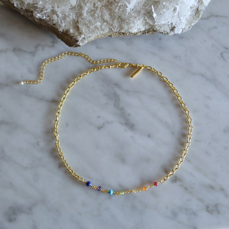 Choker Cadena Chakras