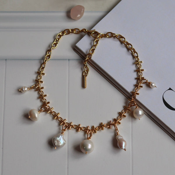 Collar Lluvia de Perlas