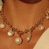 Collar Lluvia de Perlas