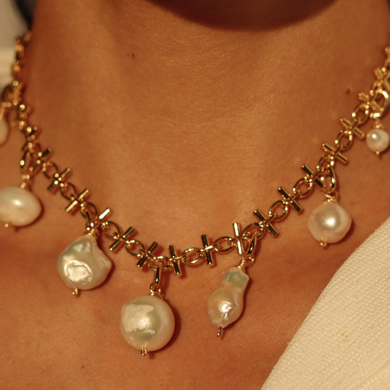 Collar Lluvia de Perlas