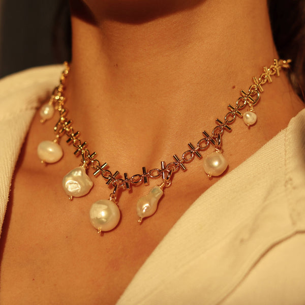 Collar Lluvia de Perlas