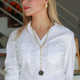 Collar Flor de Ágata