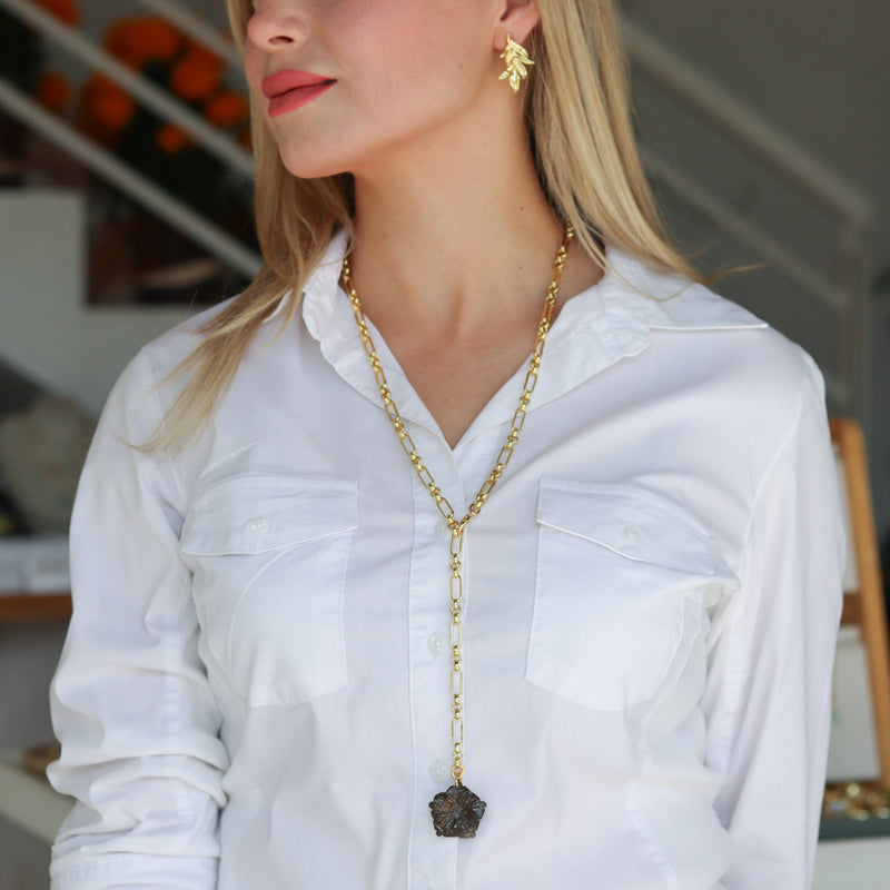 Collar Flor de Ágata