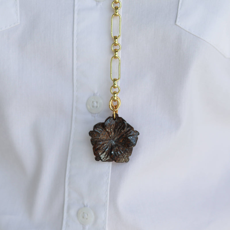 Collar Flor de Ágata