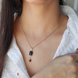 Collar Eclipse Carmesí