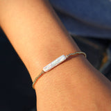 Pulsera Biwa Blanca