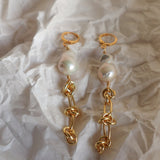 Aretes Perla Barroca