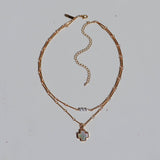 Choker Cruz de Perla