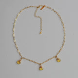 Collar Triple Calcedonia